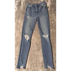 American Eagle The Dream Jean Distressed Women’s Size 00 Regular